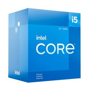 Processador Intel Core i5-12400F 2.5GHZ (Turbo 4.4GHZ) Cache 18MB 6 Núcleos 12 Threads 12ª Ger LGA 1700 BX8071512400F