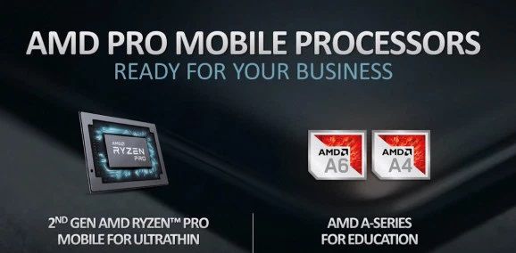 AMD lança segunda geração de processadores móveis AMD Ryzen Pro 