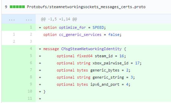 Trecho do código do cliente Steam que faz menção a uma conexão com o Xbox (Captura: Madjoki/ResetEra)
