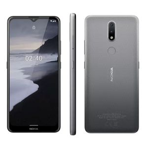 Smartphone Nokia 2.4 64GB Cinza 4G Octa-Core - 3GB RAM Tela 6,5” Câm. Dupla + Selfie 5MP