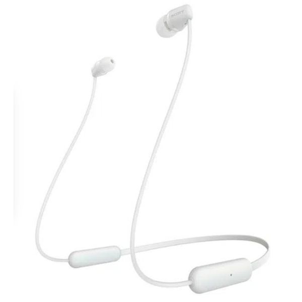 Fone de Ouvido Intra-Auricular Sony Bluetooth WI-C200/W Branco