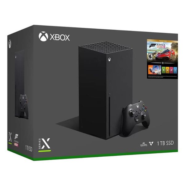 🚨 [LEIA A DESCRIÇÃO] Console Xbox Series X 1TB + Forza Horizon 5 Preto - Microsoft [CUPOM NO CARRINHO]