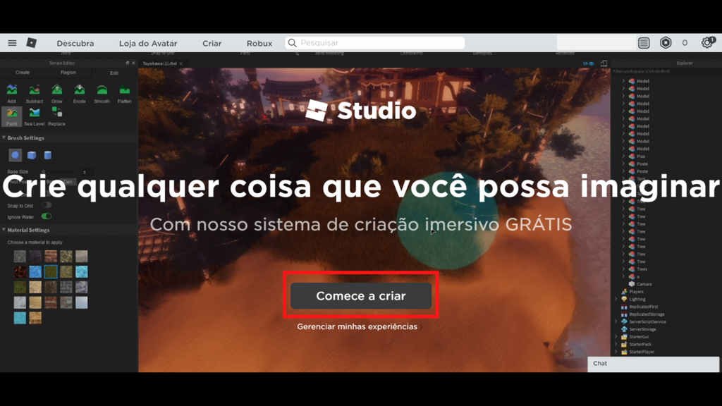 como instalar o roblox studio pelo celular