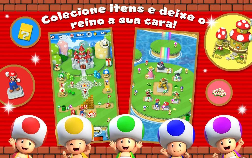 Imagem promocional de Super Mario Run