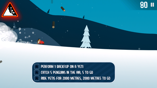 Viciante, Ski Safari é lançado para plataformas com sistema iOS e Android.