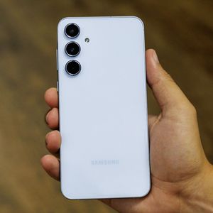Samsung Galaxy A55, 5G, 128 GB, 8 GB RAM, Azul-claro | CUPOM `+ PIX