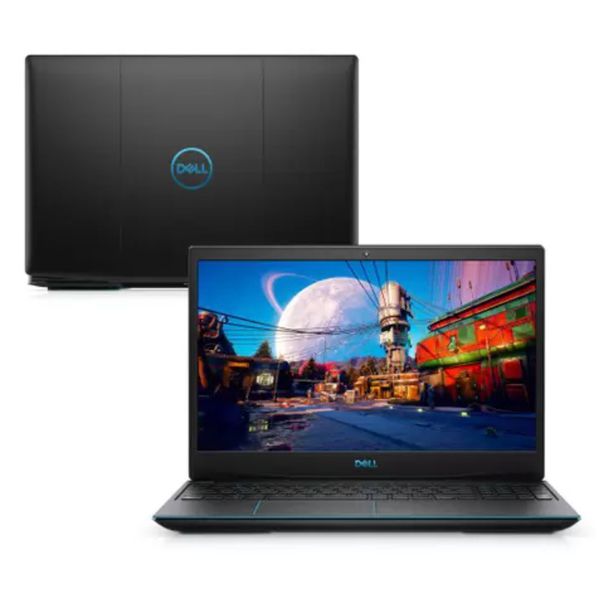 Notebook Gamer Dell G3 3500-U10P 15.6" 10ª Geração Intel Core i5 8GB 256GB SSD NVIDIA GTX 1650 Linux