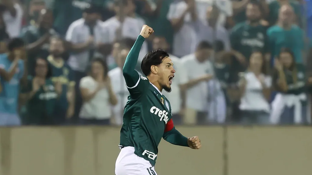 Capitão do Palmeiras, paraguaio Gustavo Gómez está confirmado no time contra o Emelec (Imagem: Divulgação/ Palmeiras/Cesar Greco)