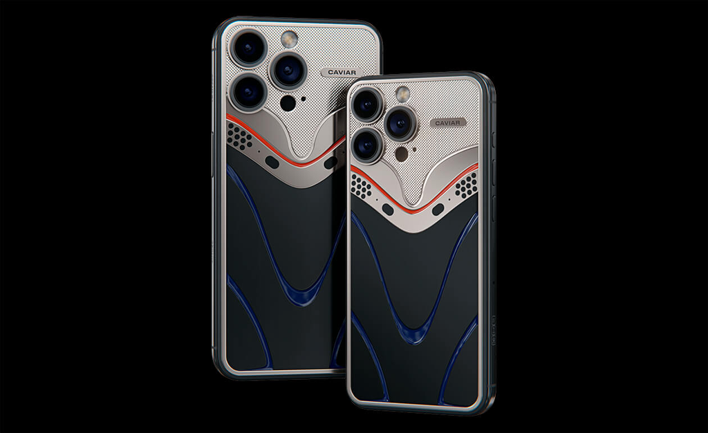 iPhone 15 Pro e Pro Max ganharam versões inspiradas no Vision Pro (Imagem: Divulgação/Caviar)