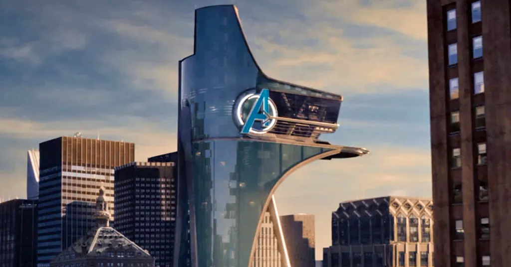 No MCU, a Torre dos Vingadores se torna parte da paisagem de Nova York (Imagem: Reprdução/Marvel Studios)