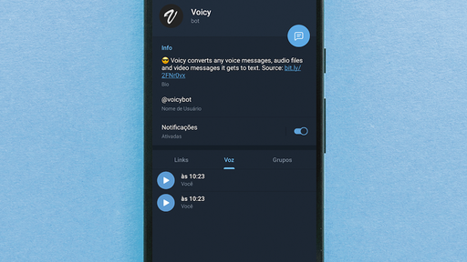 Como transcrever áudio em texto no Telegram