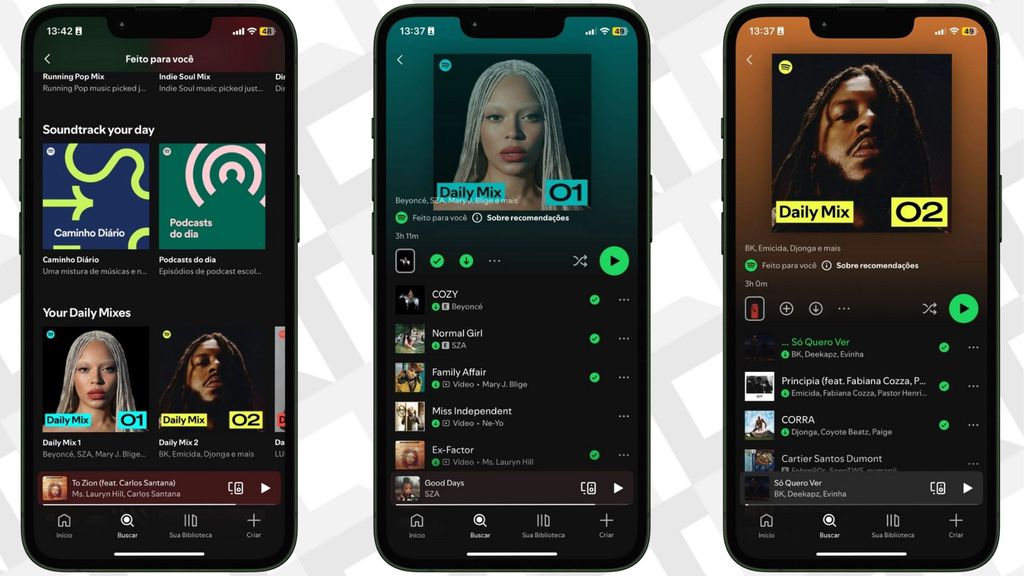 Spotify daily mixes como acessar passo a passo