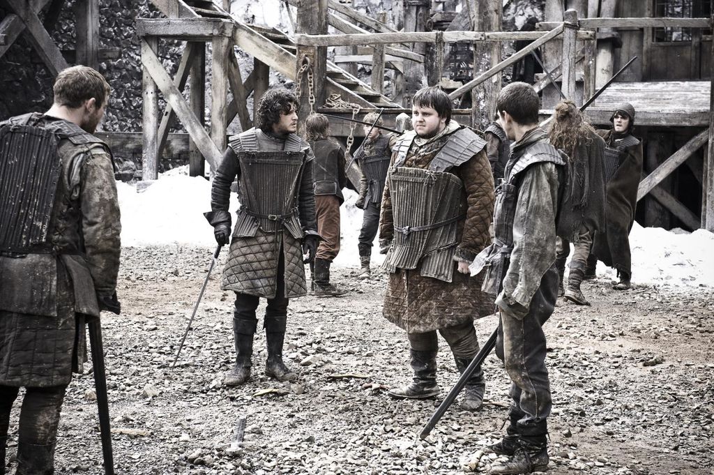 Jon Snow treinando seus irmão da Patrulha da Noite (Imagem: HBO)