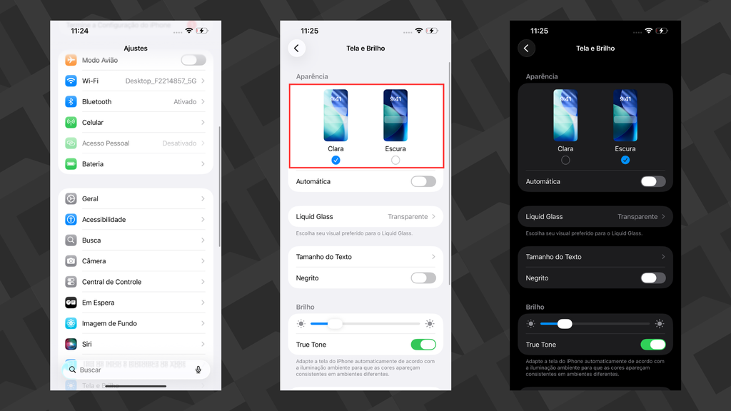 capturas de tela iphone