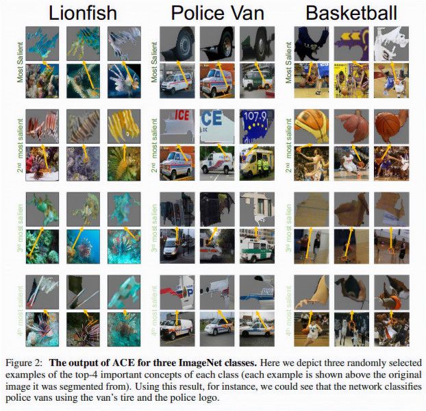 O classificador de imagens reconhece que a bola de basquete não é o mais importante, e sim o uniforme