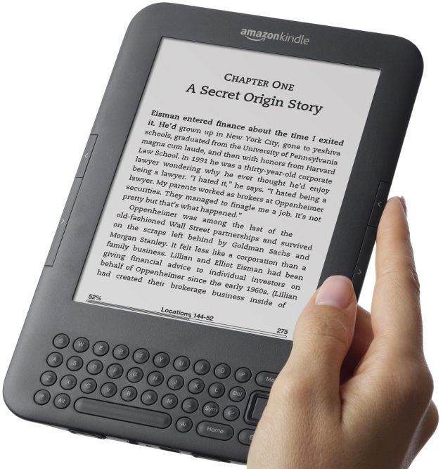 Amazon Kindle: leitor de livros em ePub