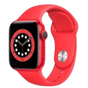 Apple Watch Series 6 (product) red, 40mm, gps, com Pulseira Esportiva Vermelha [APP + CUPOM]