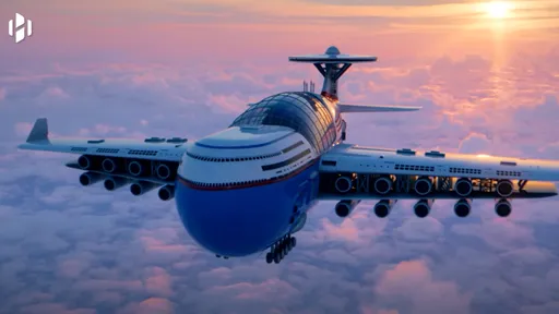 Conceito transforma avião enorme em hotel voador que nunca precisa pousar