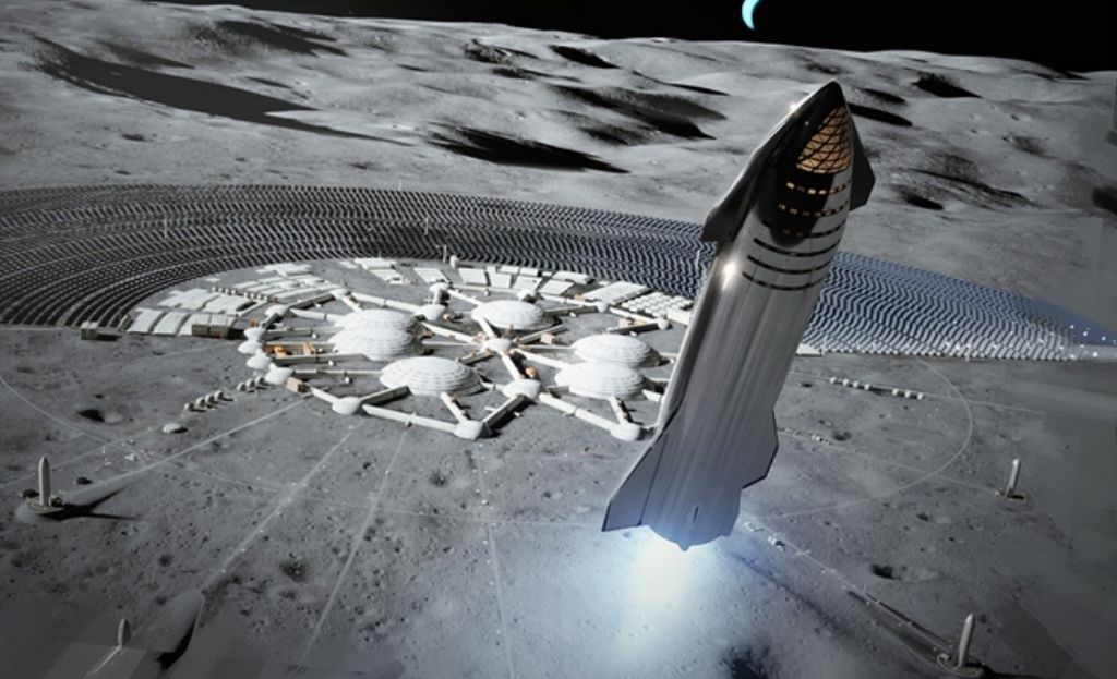 A versão final do veículo Starship irá contar com seis motores Raptor, enquanto o Super Heavy terá 30 deles(Imagem: Reprodução/SpaceX)