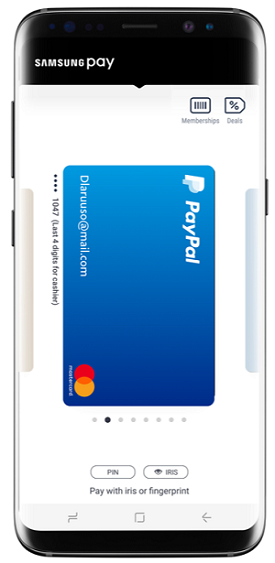 PayPal no Samsung Pay (Foto: Divulgação / PayPal)