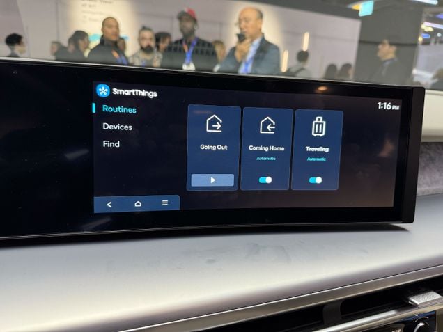 Hyundai Ioniq 9 com SmartThings da Samsung