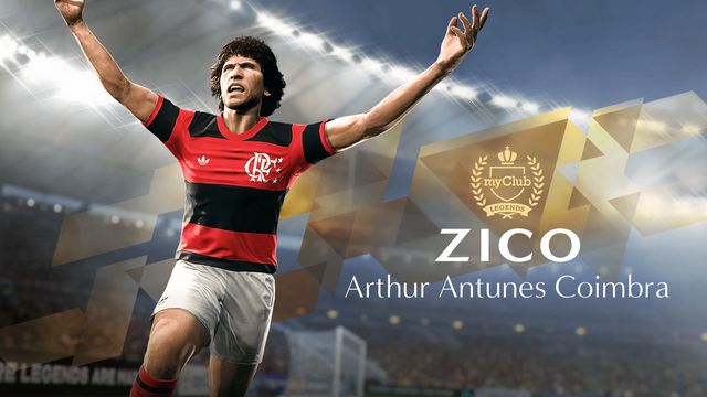 Zico é nomeado novo Embaixador e Jogador Lendário do PES 2018