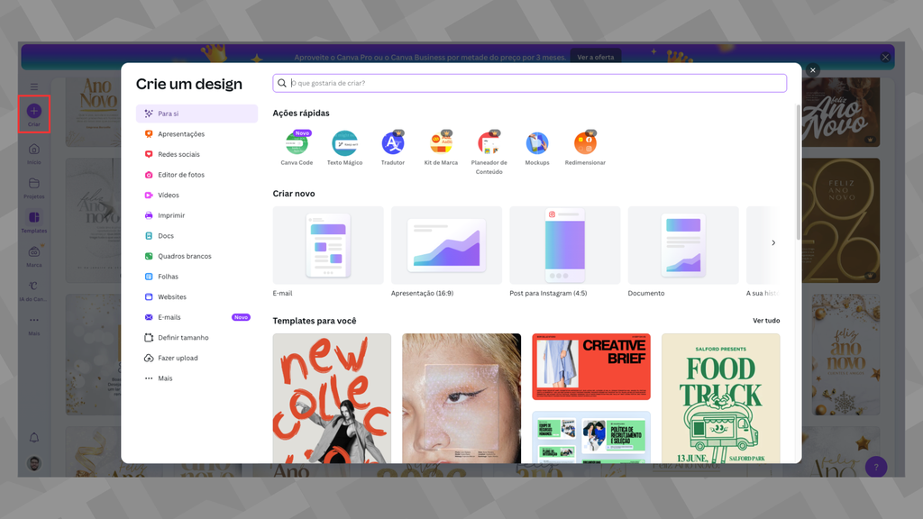 Como criar um cartão do zero (Imagem: Captura de tela/Bruno De Blasi/Canaltech)