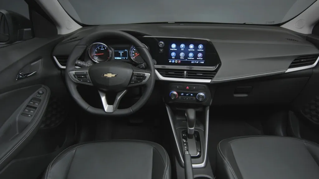 Interior da Nova Montana foi inspirado em conforto dos SUVs dsa marca (Imagem: Divulgação/Chevrolet)