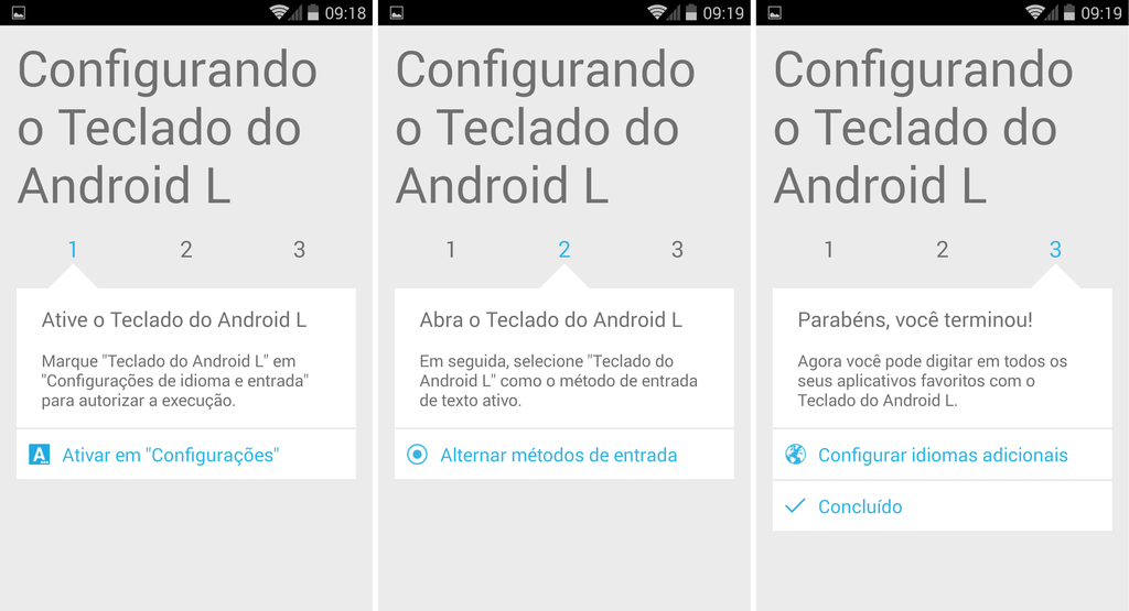 Android L Keyboard Android L Keyboard