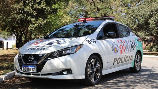 Polícia Militar de São Paulo começa a usar carros elétricos para patrulha