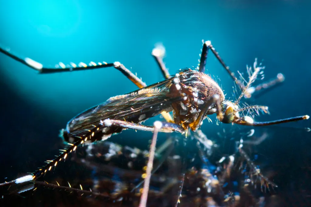 O mosquito-tigre-asiático espalha malária e dengue pelo mundo, e controlar sua população é importante para evitar o espalhamento das doenças (Imagem: Stockphoty/Envato)