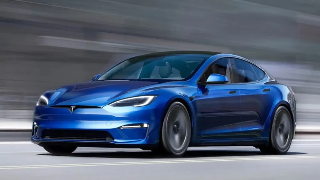 Tesla Model S Plaid vai do zero absoluto aos 100 km/h em apenas 1.98 segundos (Imagem: Divulgação/Tesla)