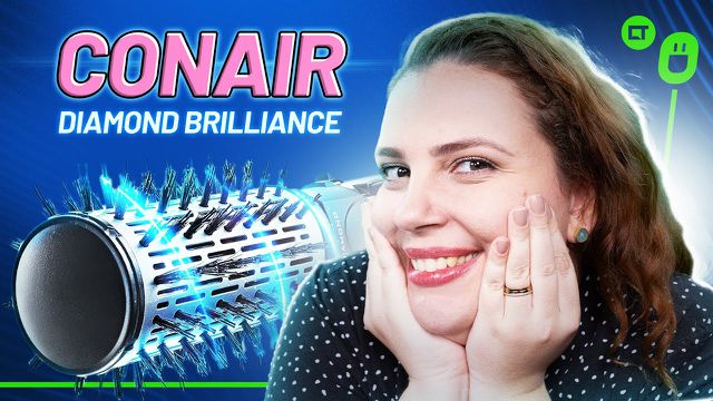 Conair Diamond Brilliance: escova de salão em casa