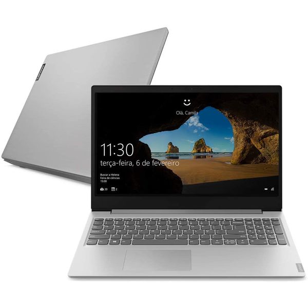 Notebook Lenovo Ultrafino Ideapad S145 i7 - 8565U 8GB 1TB GeForce MX 110 Windows 10 15.6" Full HD Dolby Audio Prata