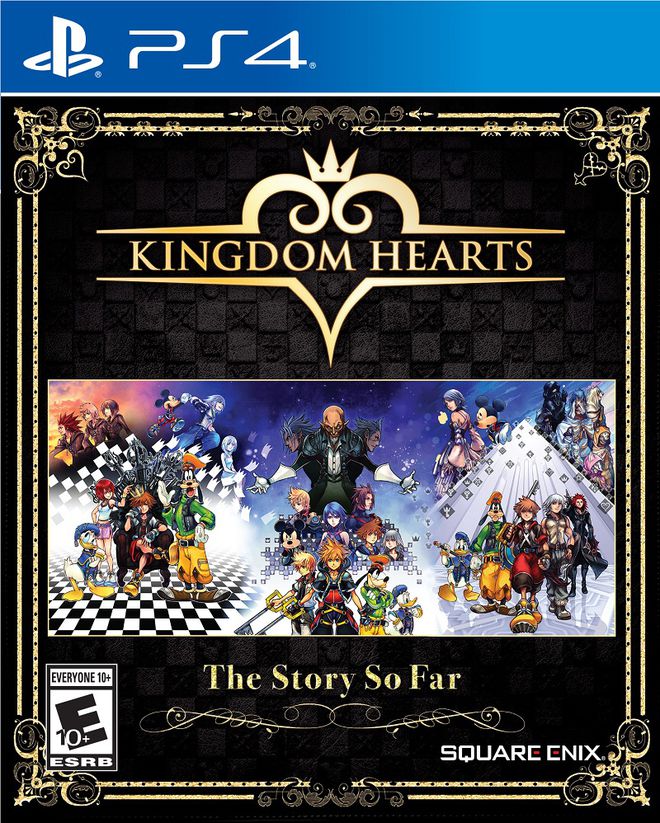 Coletânea "The Story So Far" reúne nove jogos da franquia Kingdom Hearts e estará disponível para aquisição a partir de 30 de outubro, exclusivamente no PlayStation 4 (Imagem: Divulgação/Square Enix)