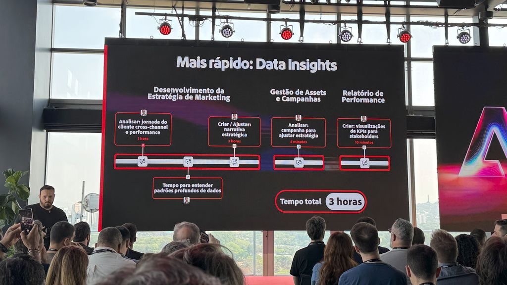 Em evento em SP, Adobe mostra como a IA já redefine marketing e segurança digital (Imagem: Anaísa Catucci/Canaltech)