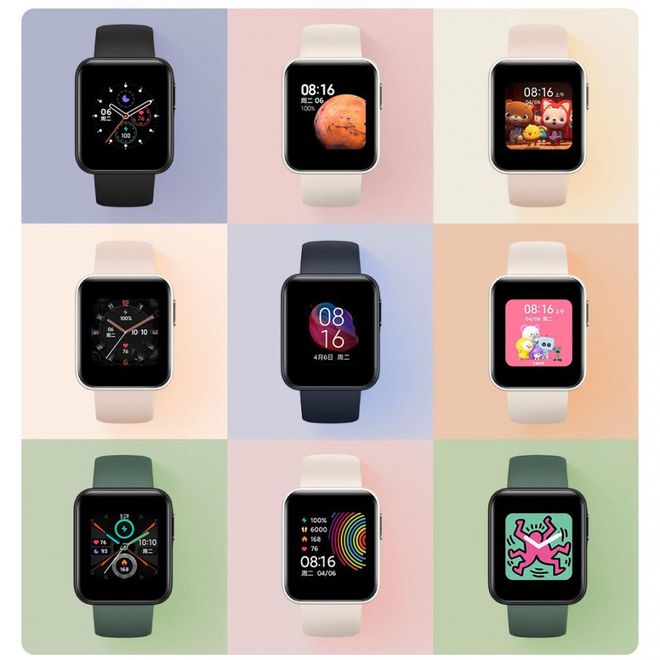 Redmi Watch estará disponível em diversas combinações de cores (Foto: Divulgação/Redmi)