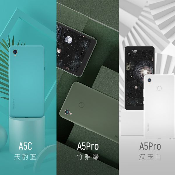 HiSense apresenta primeiros smartphones com tela e-ink colorida