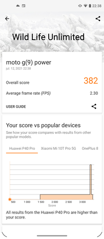 Moto G9 Power: 3D Mark