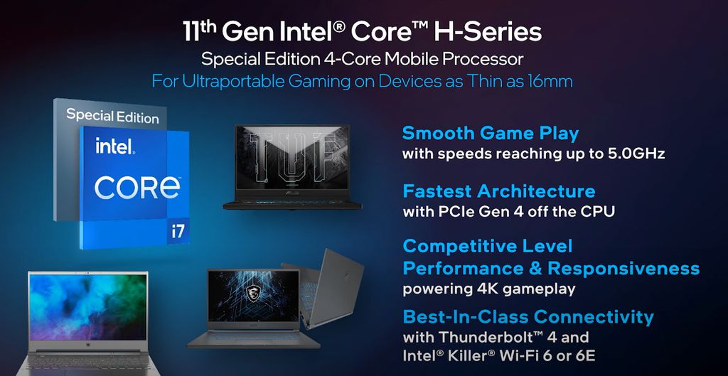 CES 2021 | Intel atualiza 11ª geração de CPUs para notebooks ultrafinos