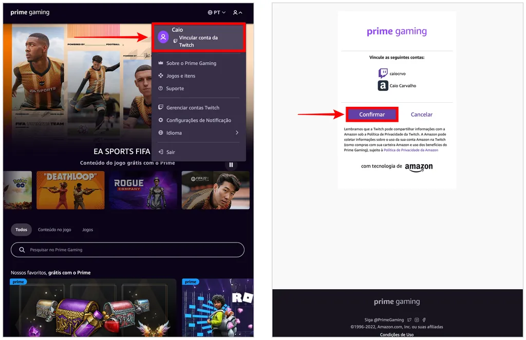 ▷ Cómo vincular  Prime con Twitch, paso a paso