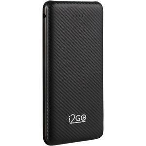 I2GO, Power Bank 10000mAh, 2 Saídas USB + 1 Saída/Entrada USB-C, Preto, i2GO Plus