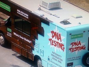Caminhonete teste de DNA