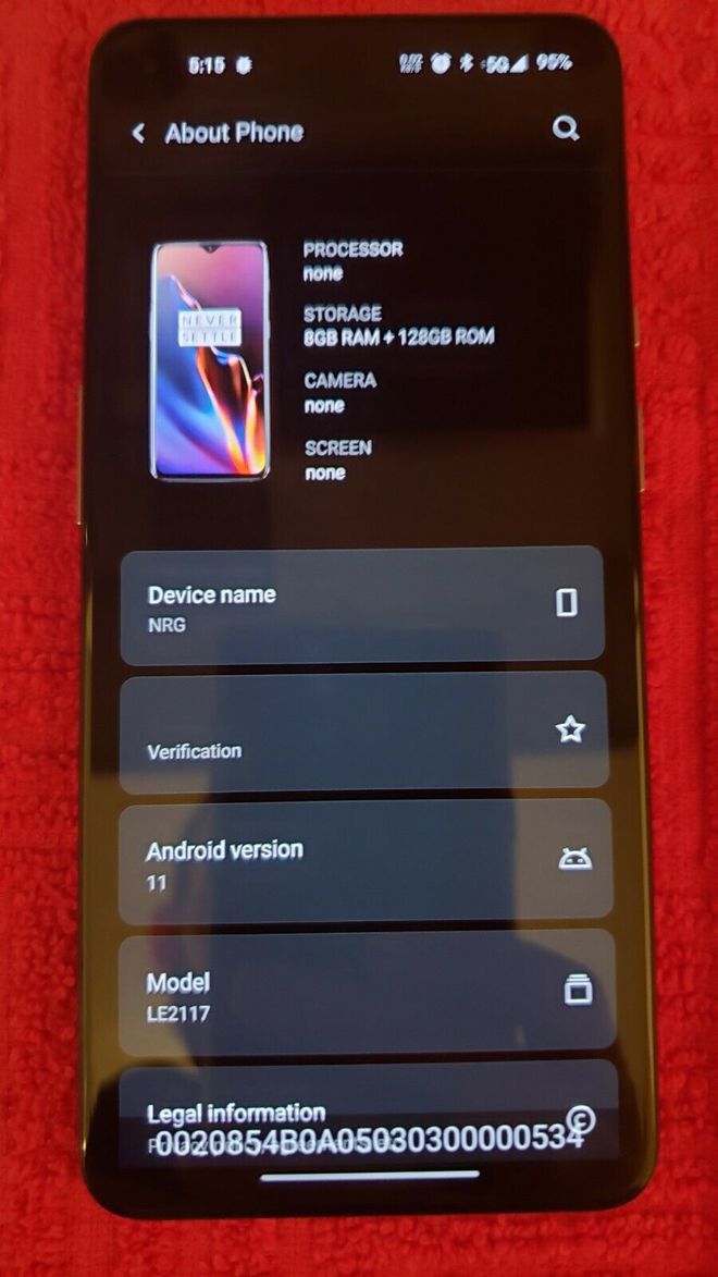 OnePlus 9 carrega o Android 11 (Foto: Reprodução/Mishaal Rahman)