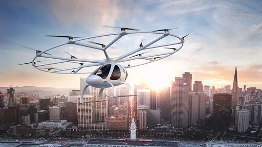 Volocopter, táxi-aéreo elétrico, começa a ser testado em Singapura em 2019