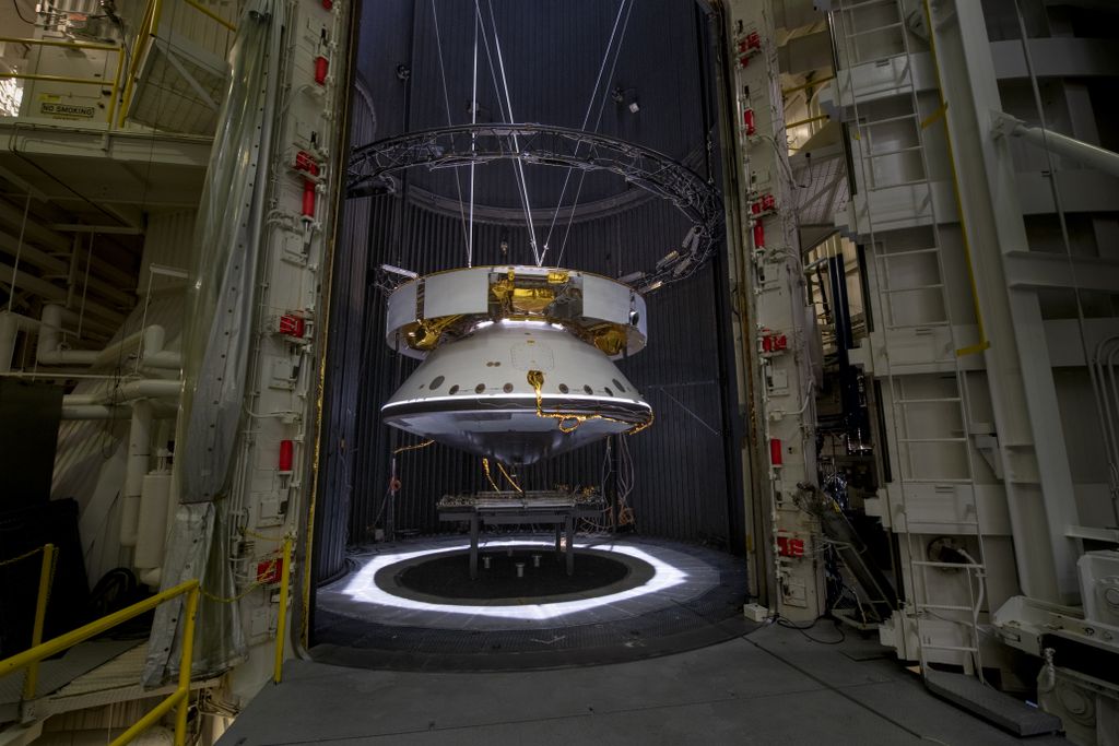 A nave que levará o Perseverance até Marte (Foto: NASA)