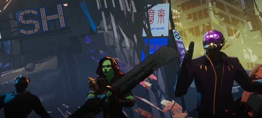 Por que Gamora está com a Armadura do Thanos? (Imagem: Reprodução/Marvel Studios)