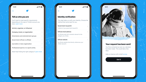 Twitter retoma verificação de perfis e divulga critérios usados na análise