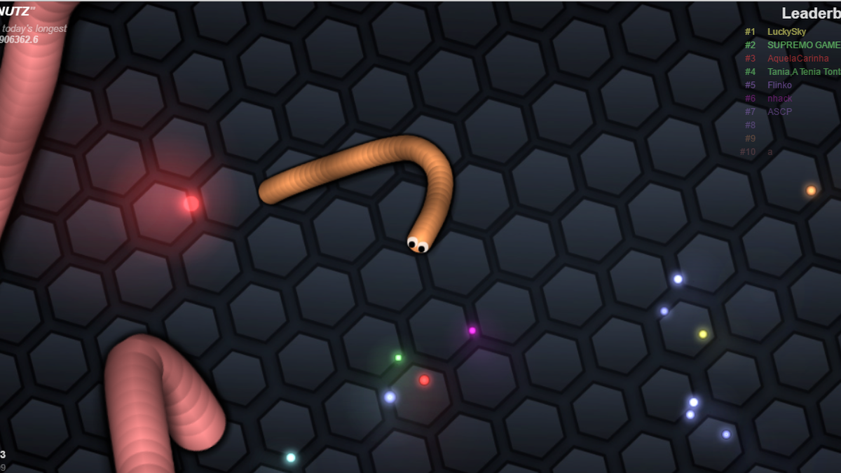 Jogue Slither. Io gratuitamente sem downloads