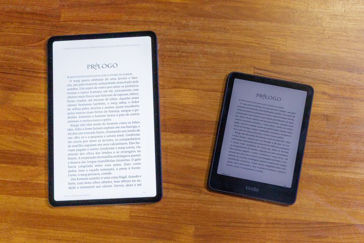 ESP - Kindle x "tablet com tela de Kindle": Qual é melhor para ler?